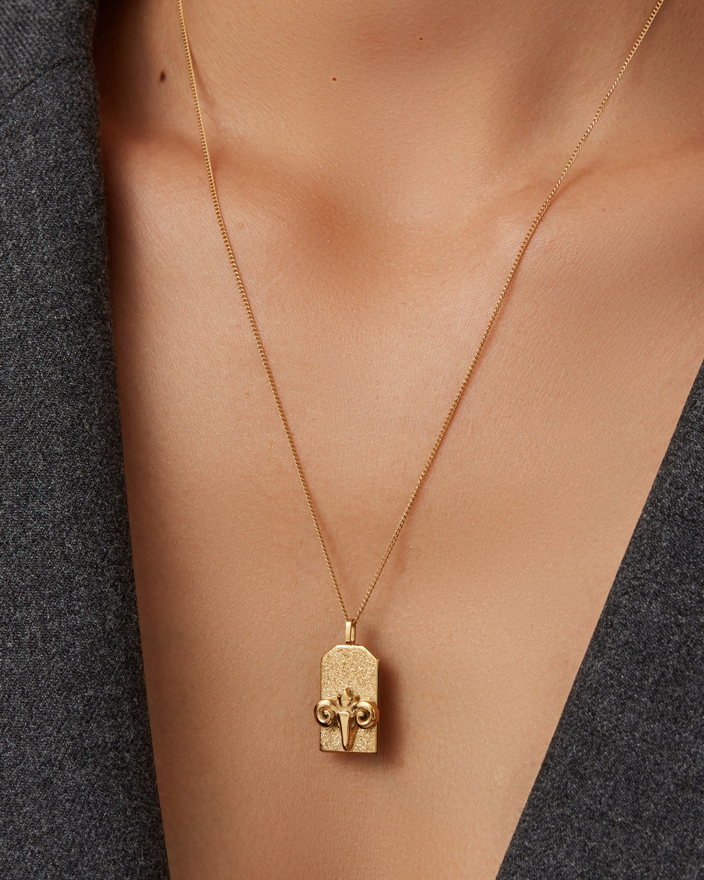 The Aries Zodiac Pendant Necklace