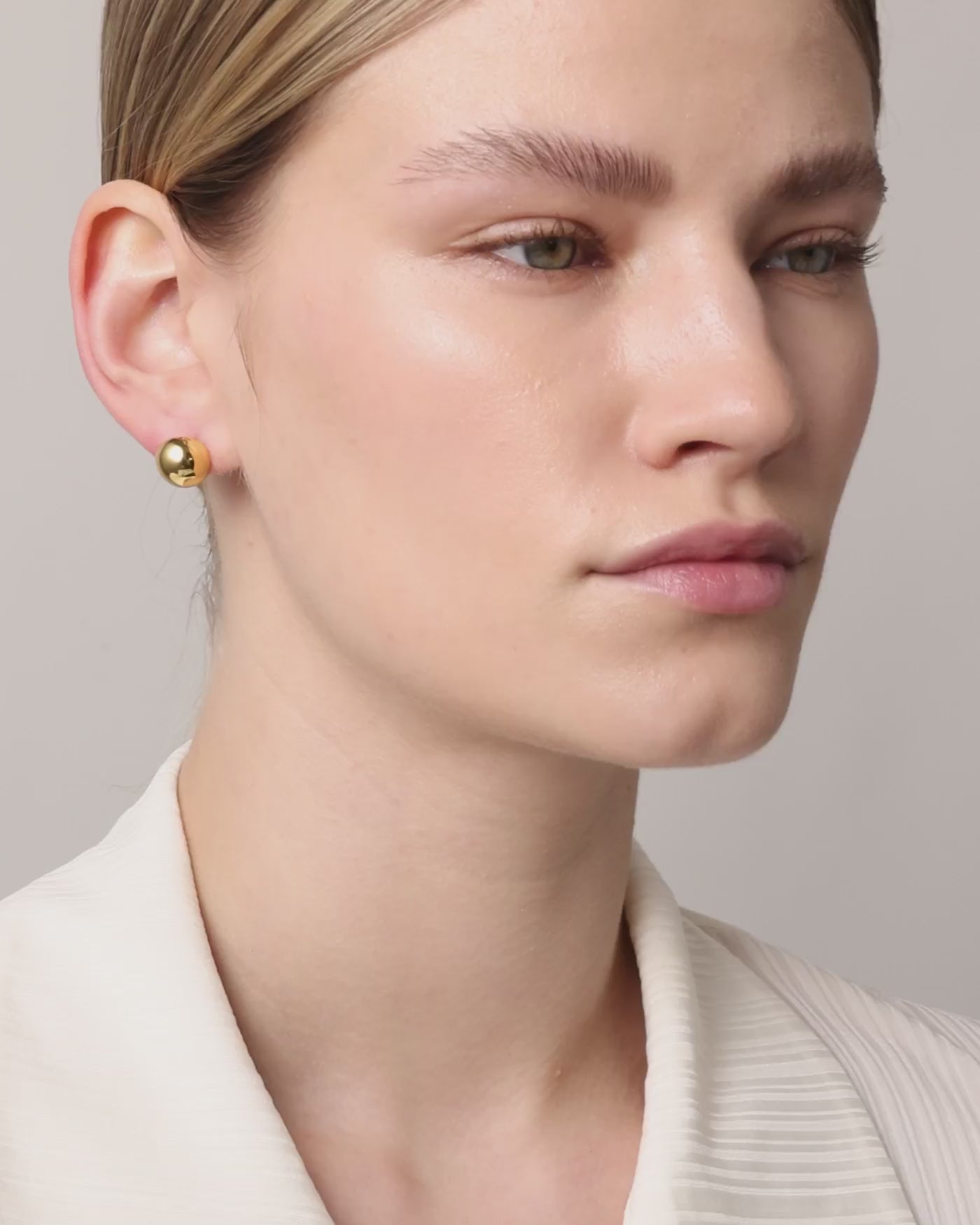 Jenny Bird Canada Aurora Gold Stud Earrings For Women