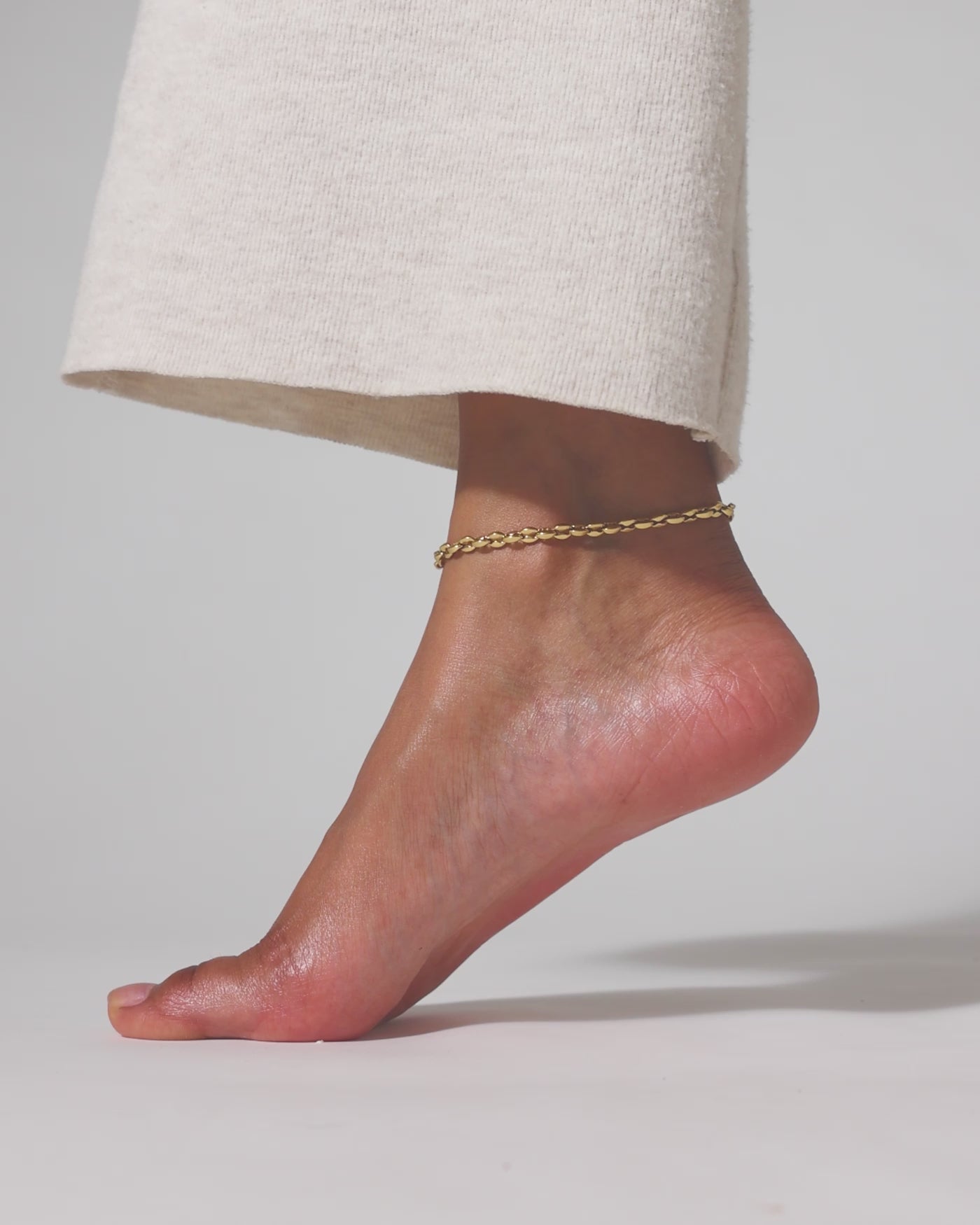 Jenny Bird Canada Dhani Gold Anklet Waterproof Gold Ankle Bracelet for Women