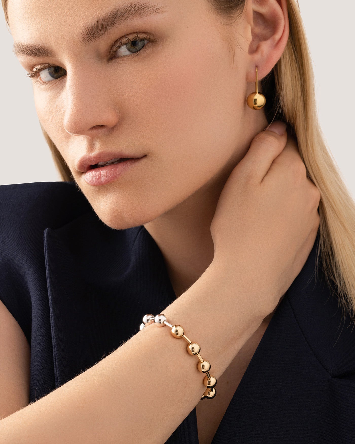 Jenny Bird Canada Celeste Gold and Silver Chain Bracelet For Women