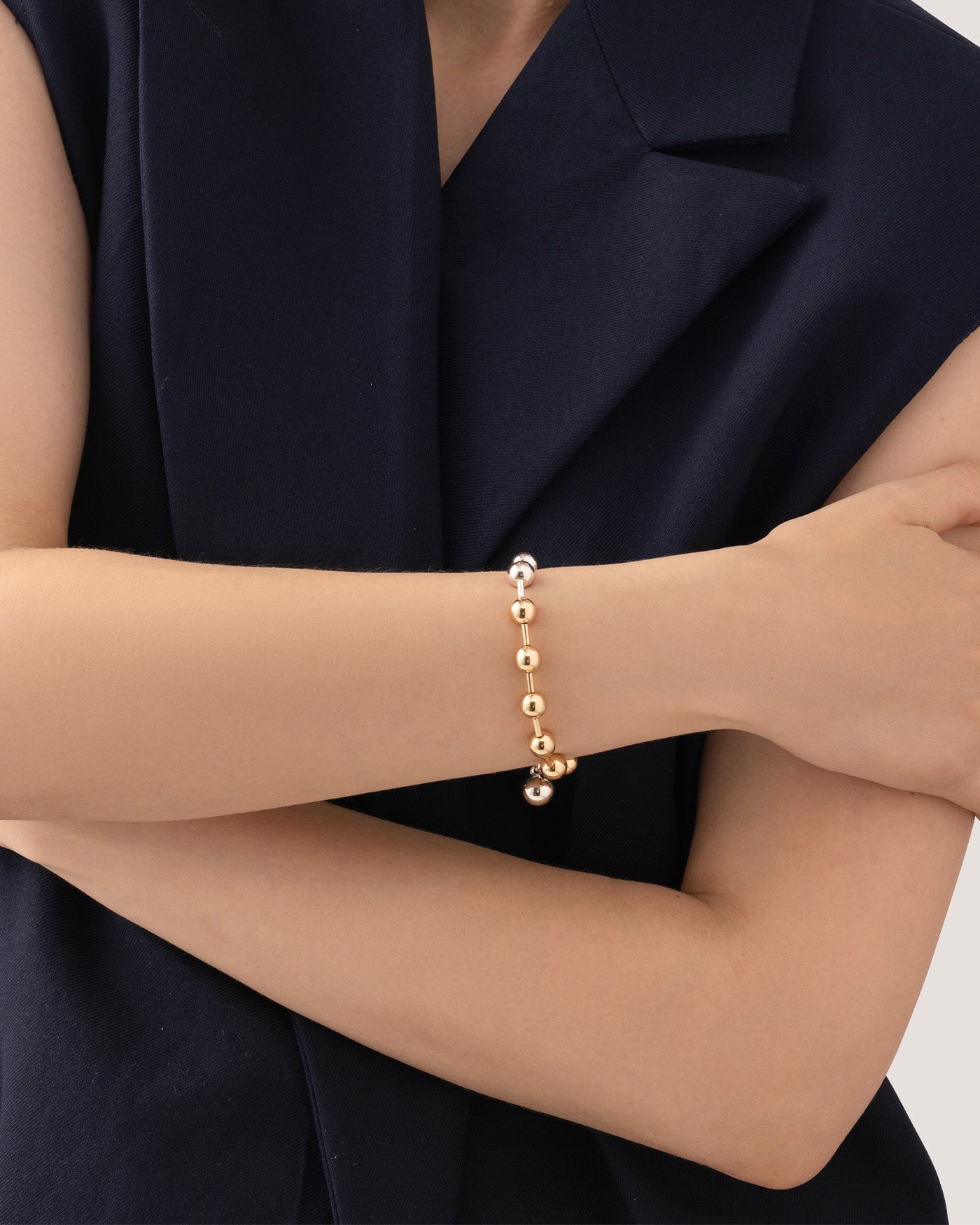 Jenny Bird Canada Celeste Gold and Silver Chain Bracelet For Women