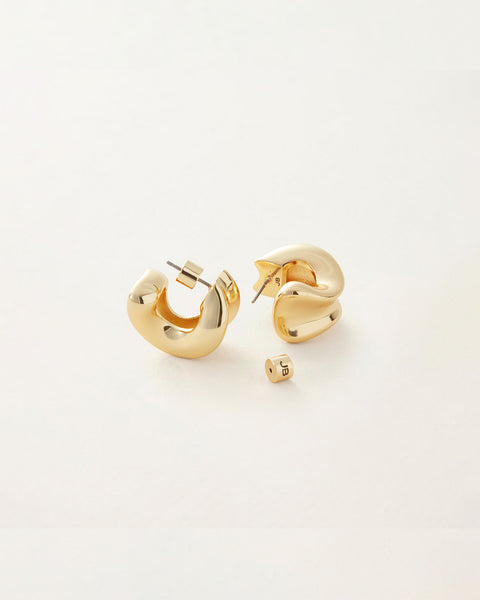 ChunkyDouneEarrings-Gold-
