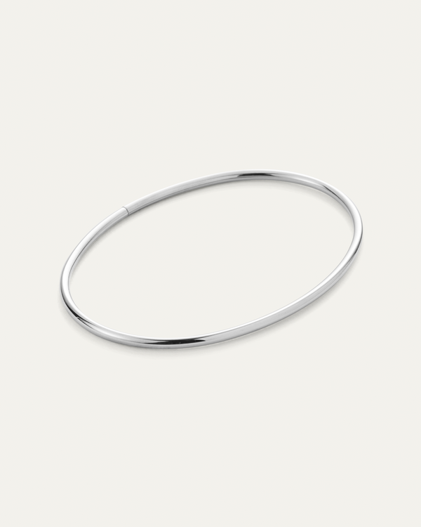 Dane Anklet in High-Polish Silver Finish | JENNY BIRD Canada