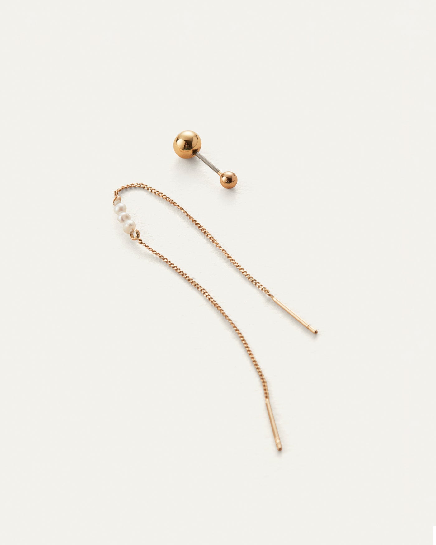 Delphine Threader Earring and Stud Set