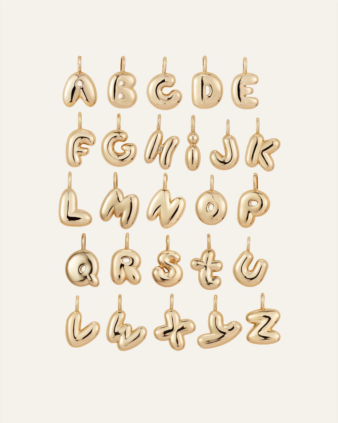 Jewelry on sale alphabet letters