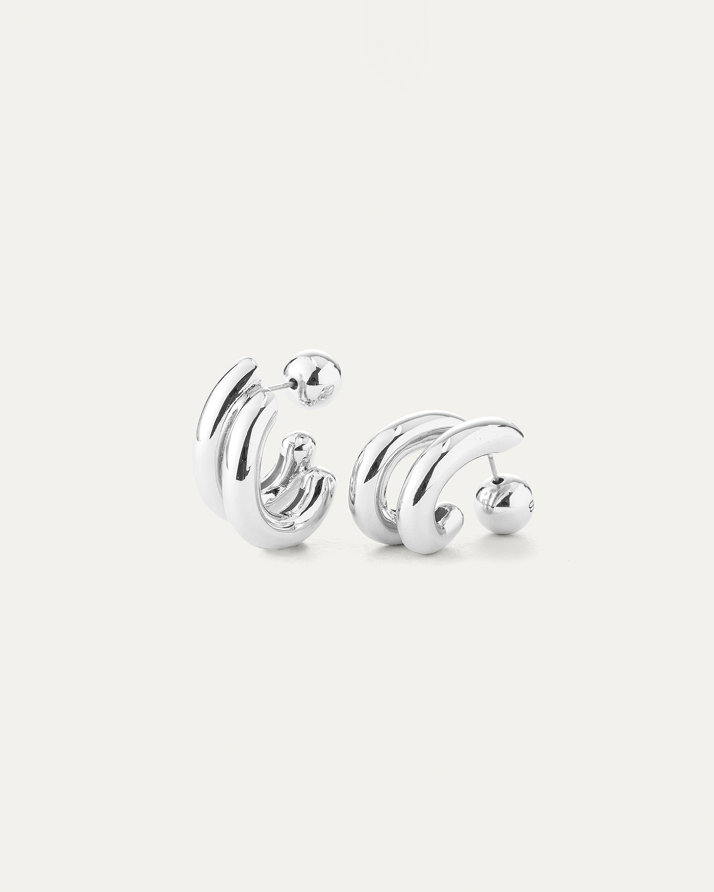 Florence Earrings Silver | JENNY BIRD