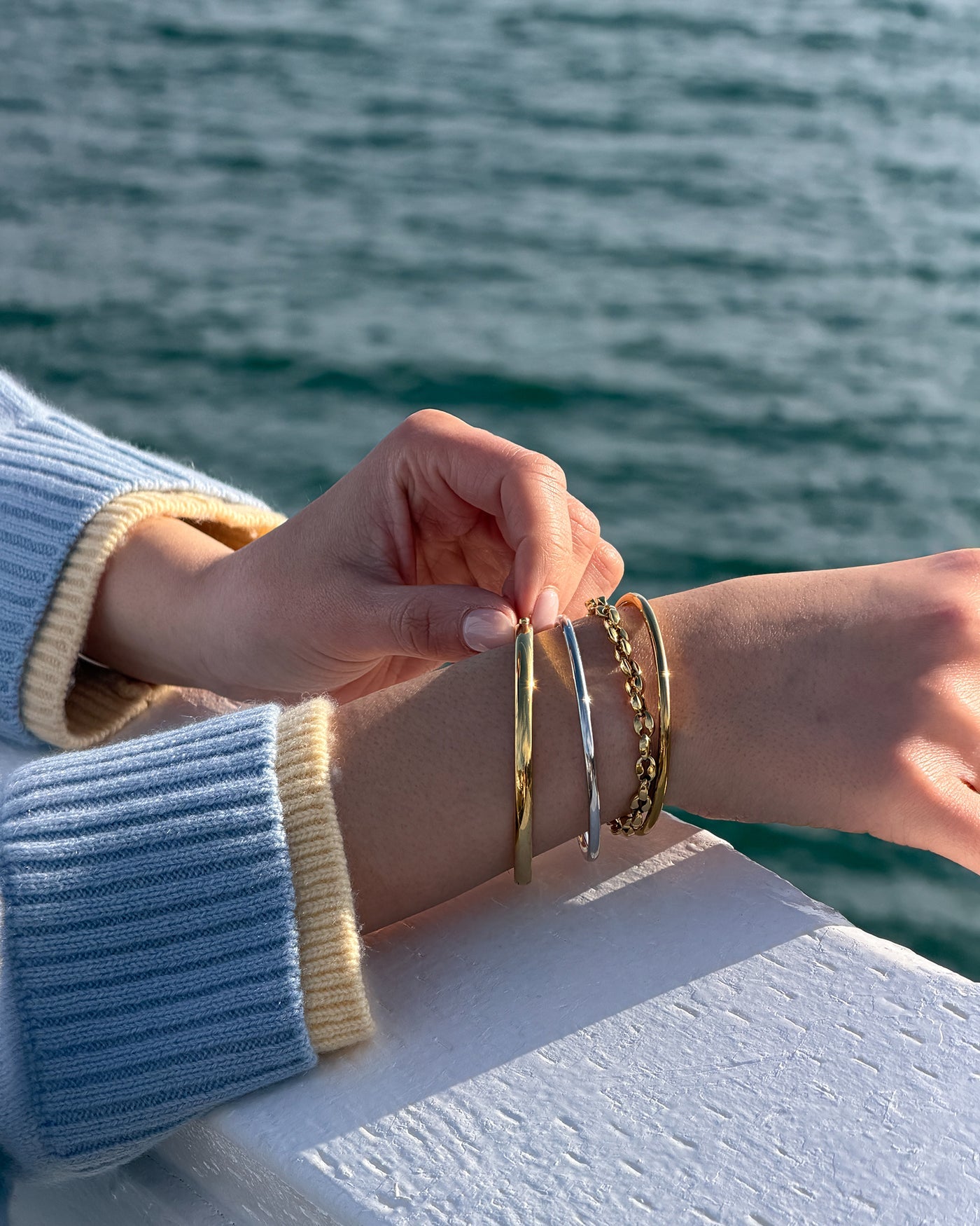 Dhani Bracelet | Gold Waterproof Bracelet | JENNY BIRD Canada