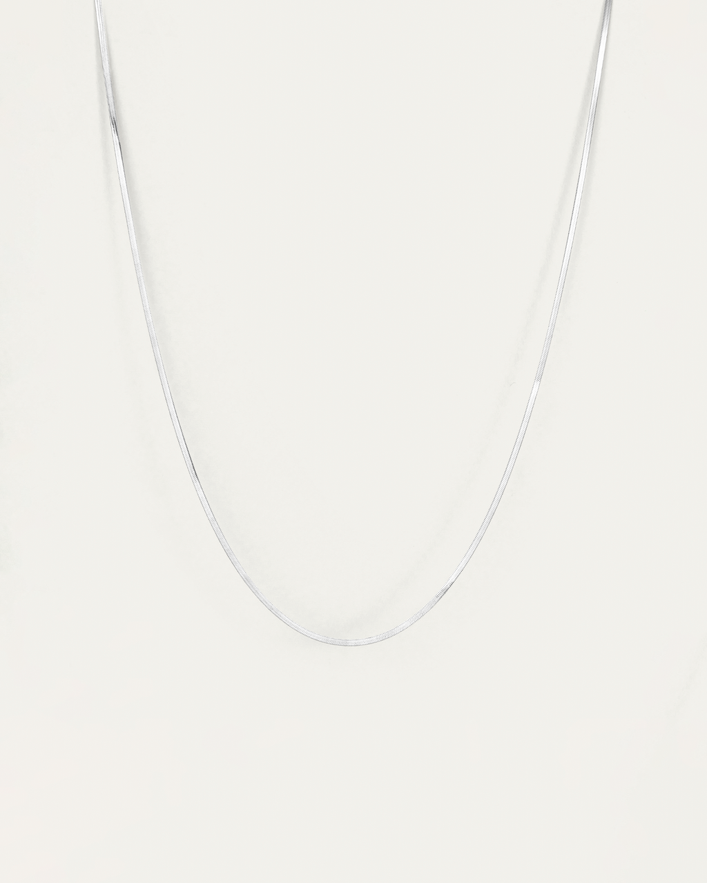 Zeina Slim Chain - Silver | JENNY BIRD Canada