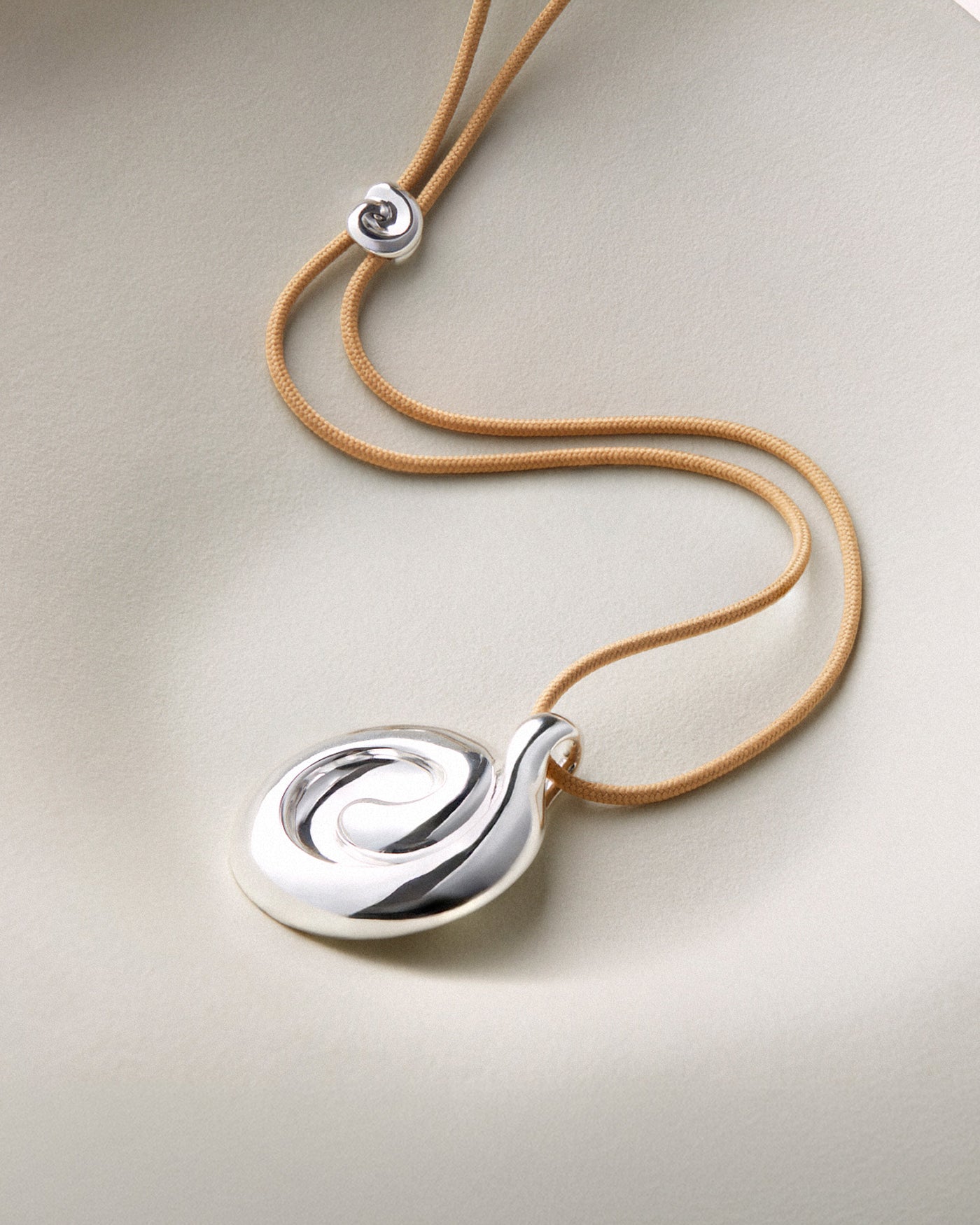 Nico Mirror Pendant Rope Necklace