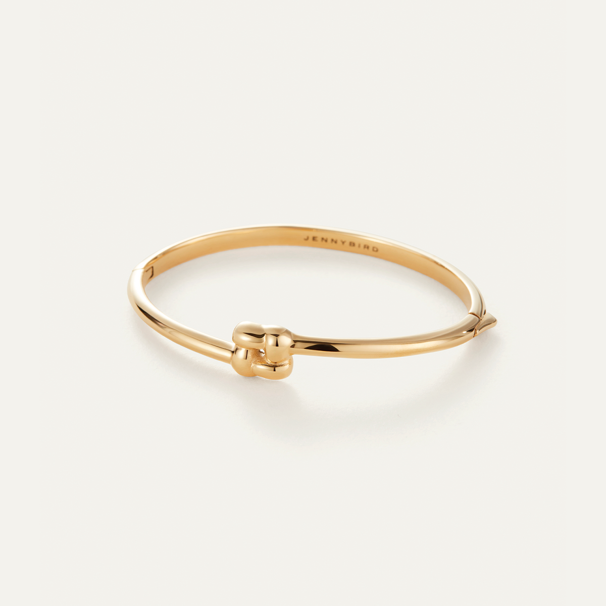 Slim Woven Square Bangle | Skinny Gold Bangle Bracelet | JENNY