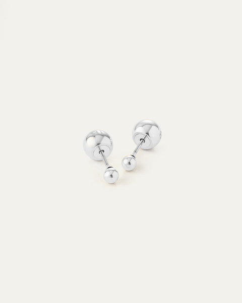 Micro Stud Earrings | Silver Tiny Stud Earrings | JENNY BIRD Canada