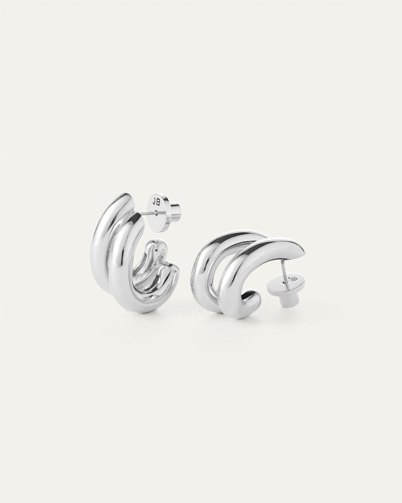 Jenny Bird Canada Florence Silver Hoop Earrings For Women