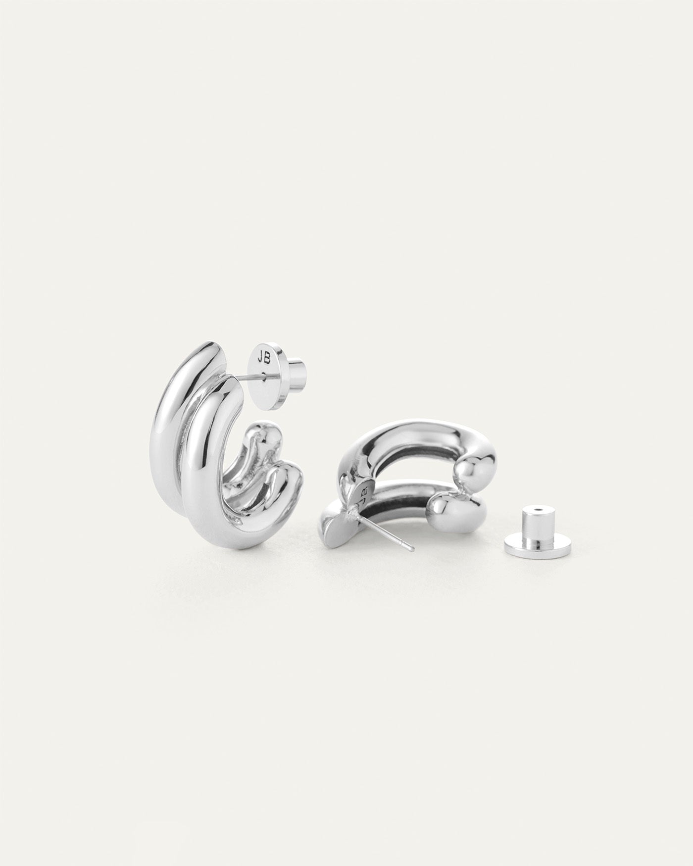 Jenny Bird Canada Florence Silver Hoop Earrings For Women