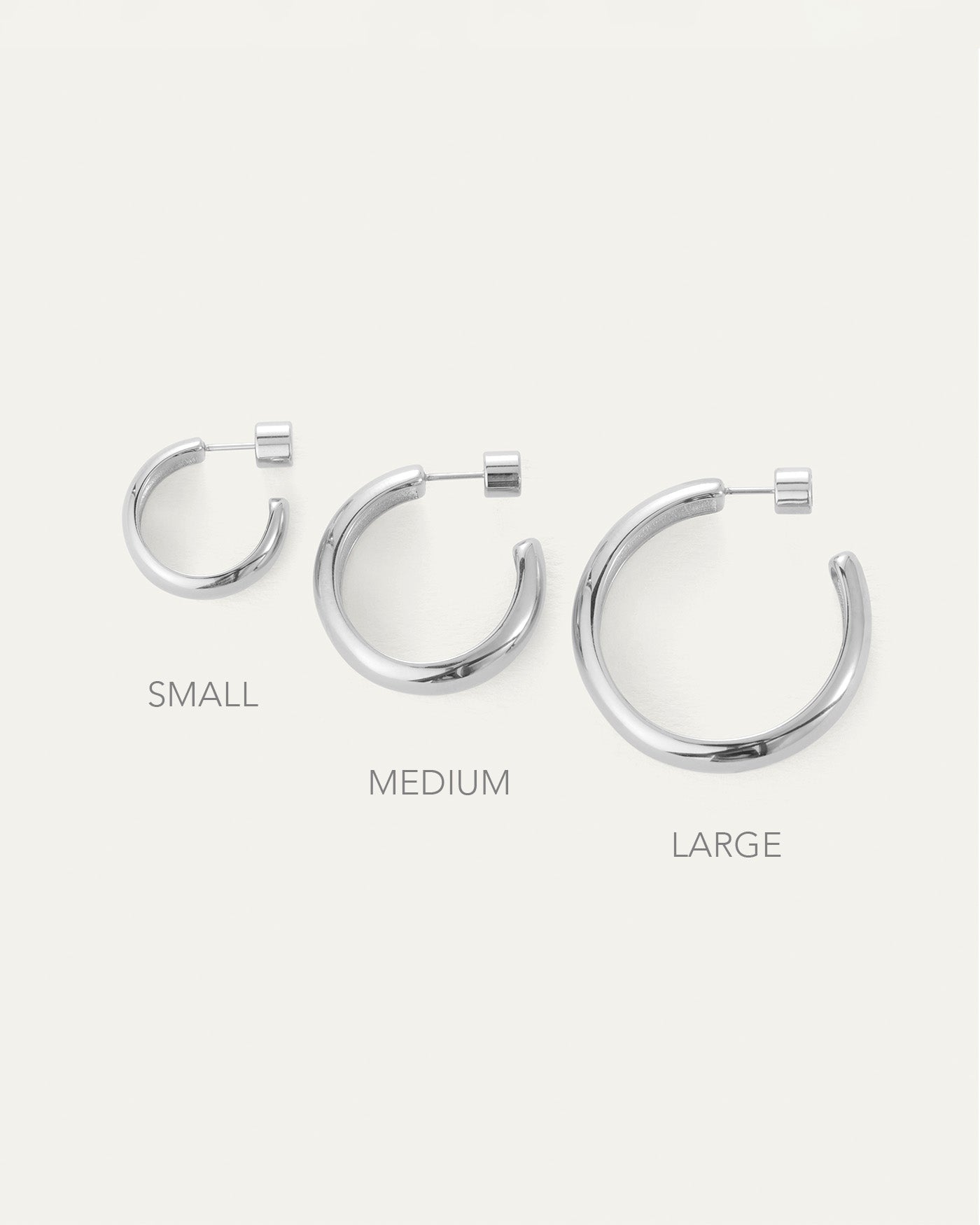 Staple Hoop Earrings - Small