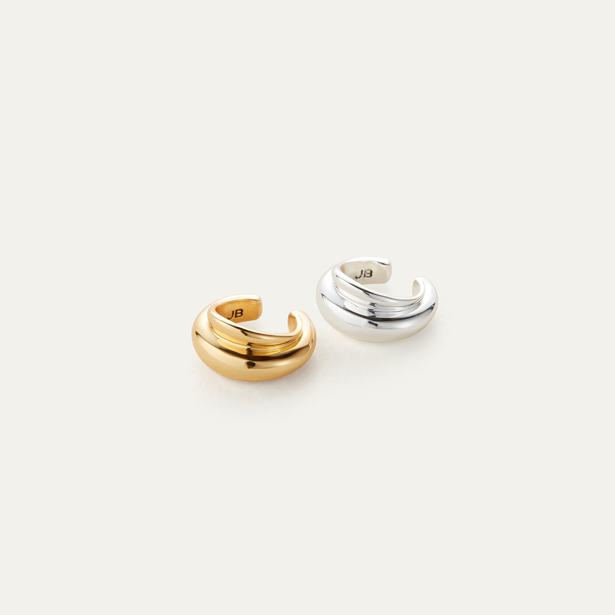 Leona Ear Cuff Set | Gold and Silver Ear Cuff Earrings | JENNY