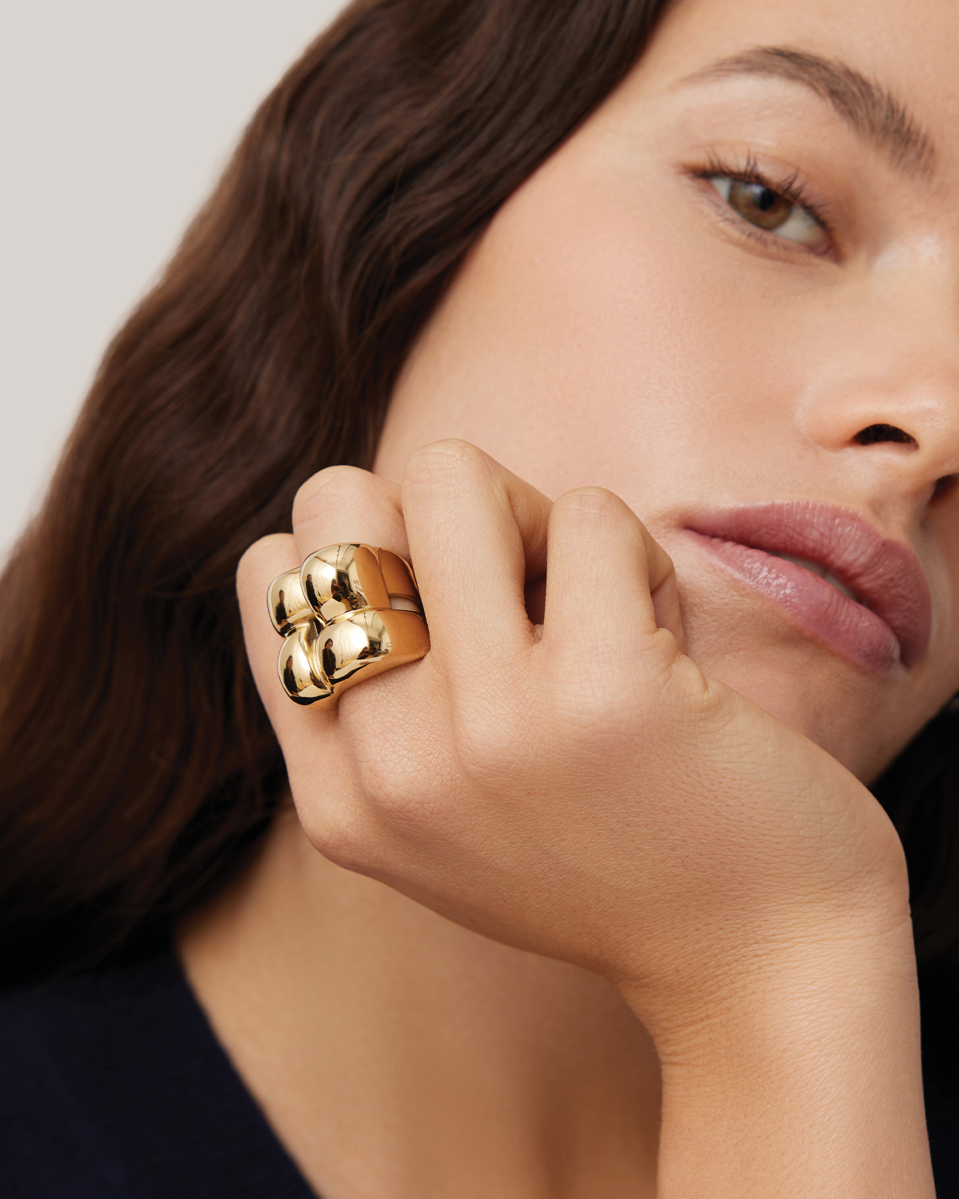 Mega Woven Square Ring