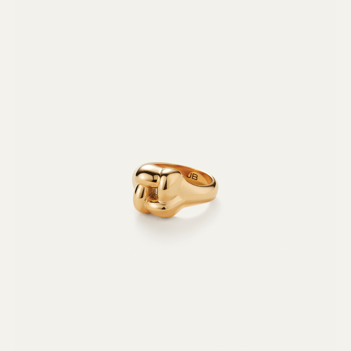 Woven Square Signet Ring | Gold Pinky Ring | JENNY BIRD Canada