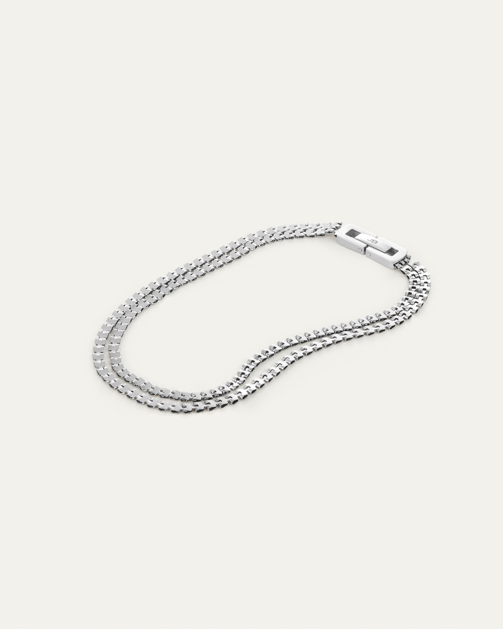Double Amalfi Anklet | Silver Waterproof Stacked Anklet | JENNY