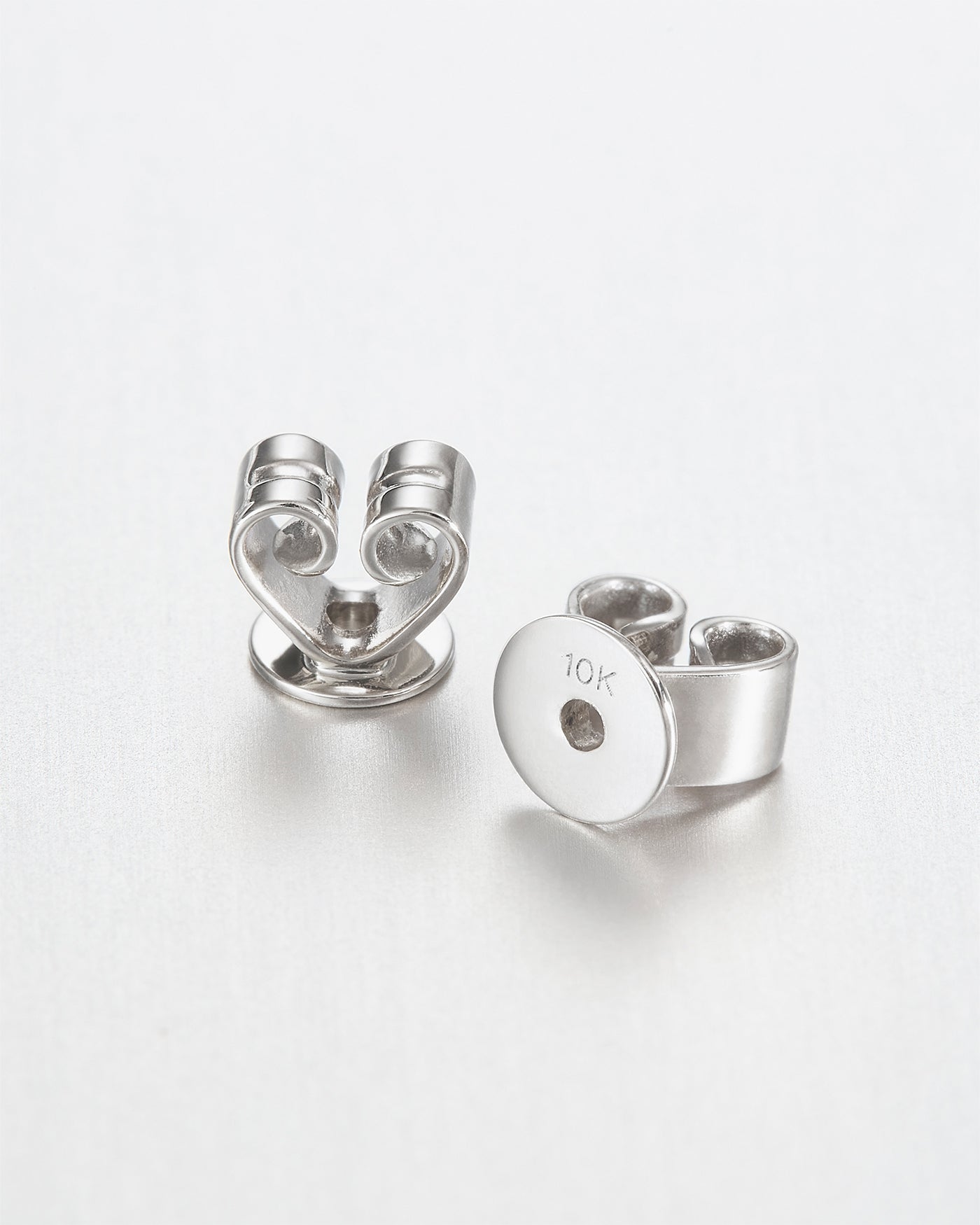 10K White Gold Lab Grown Diamond Bar Stud Earrings - 0.22 CTW