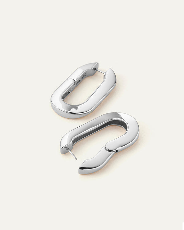 Gold Mega U-Link Earrings main image 0