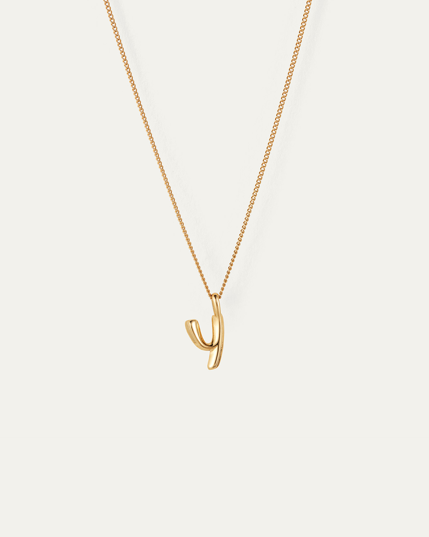 Monogram Necklace - Y
