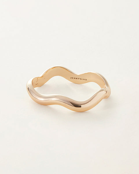【超美品】CTHY HERITAGE/WAVE LAYERED BANGLE OlaBangleBracelet-Gold-