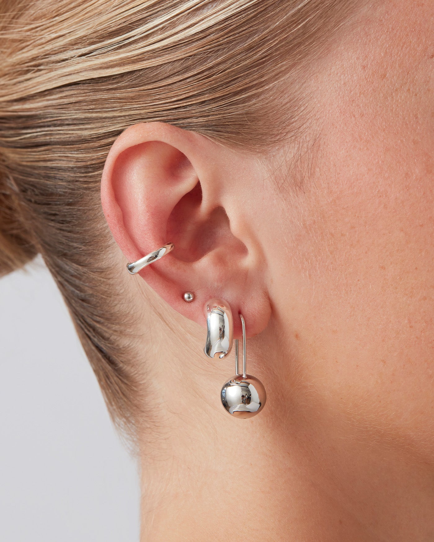Jenny Bird Canada Silver Micro Small Waterproof Stud Earrings for Women