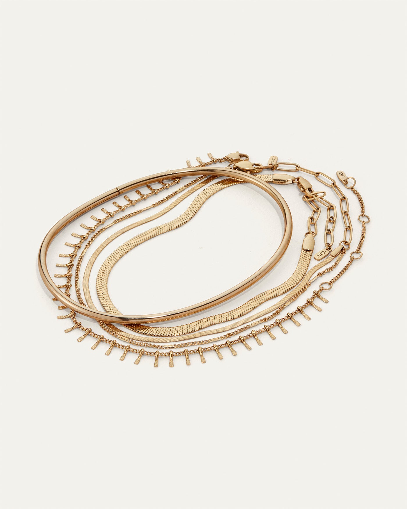 The Statement Anklet Stack