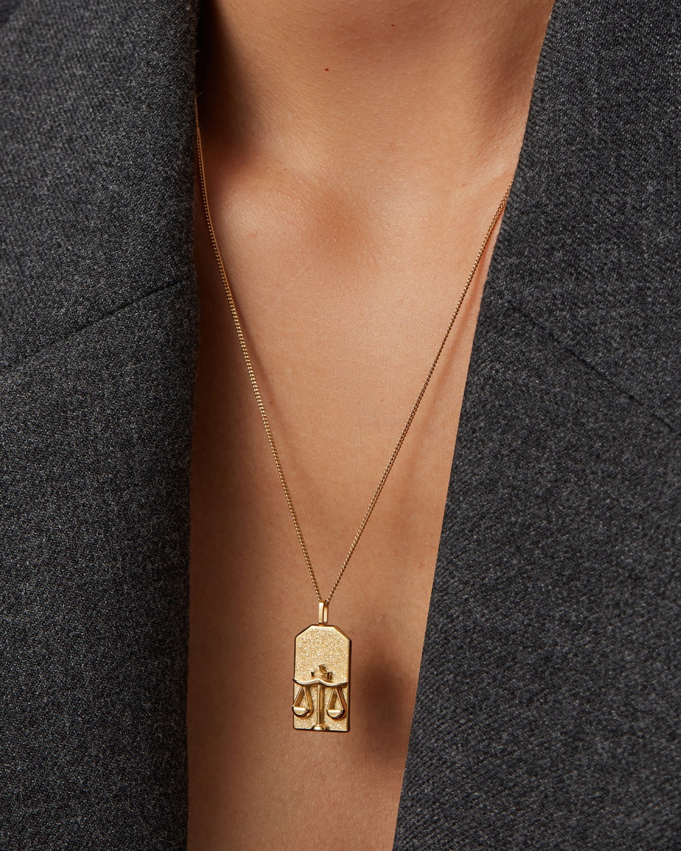 The Libra Zodiac Pendant Necklace